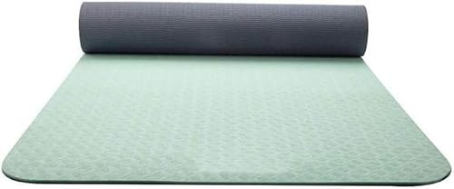 Estera de Yoga Pilates Fitness Mat abdominales estiramiento flexiones Neutral largo y ancho gimnasio en casa equipo de ejercicio TPE