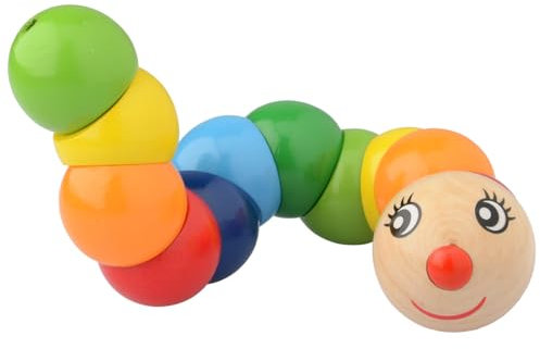 Eichhorn 100003440 - Greifling, Motiv: Raupe 18,5cm, Hartholz