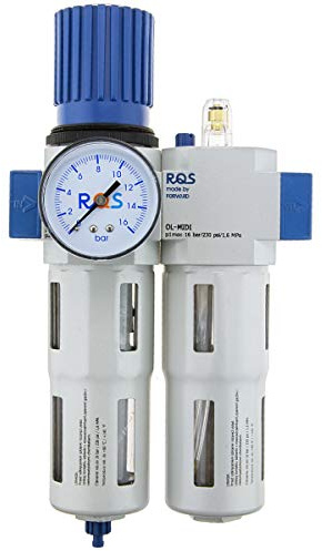 RECTUS Wartungseinheit 3/4 Zoll OU-3/4-MIDI mit Druckminderer RQS
