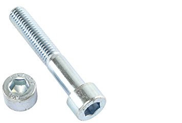 5 Stk Zylinderschraube DIN 912 - M 10 x 70 - Stahl 10.9 galv. verzinkt