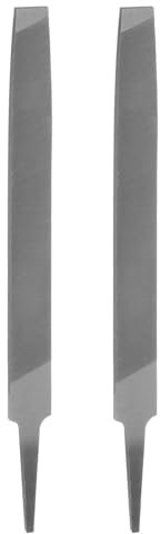 QUARKZMAN 2pz Lima per Metallo 6 3,3mm Acciaio al Carbonio ad Alta Resistenza Taglio Singolo Piatto per Sbavatura Rimozione Materiale