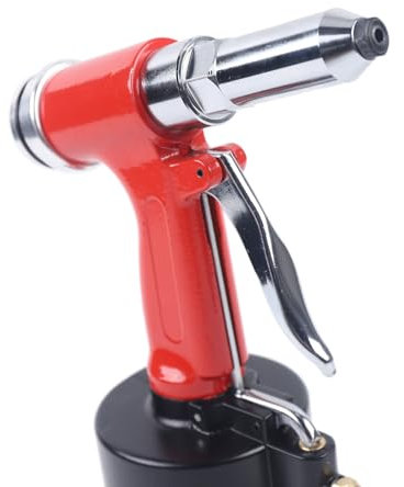 Pistola de remachado neumática de 3,2 a 6,4 mm, alicates de remache neumáticos, pistola de remache profesional, juego de remachadora de bajo consumo de aire, neumática