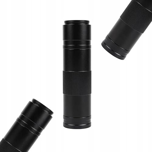 Rosfix Obiettivo Microscopio C-Mount 1X–150X – Zoom Ottico 0.15X–2X, Distanza 50–1000mm, Ø30mm, 195g | Per Camere Microscopiche | Lente Zoom Industriale