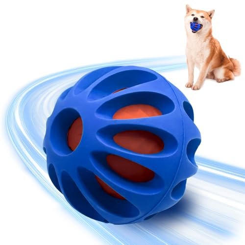 XIIORE Balle Interactive pour Chien Jouet Automatique Rebondissante Intelligente à l'Amovible d'une Coque en Caoutchouc Durable Jouet pour Chiots, Petits, Moyens Chiens Recharge Rapide