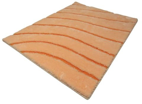 Clarissa Badteppich Badematte Wave Apricot ca.65 x 85 cm