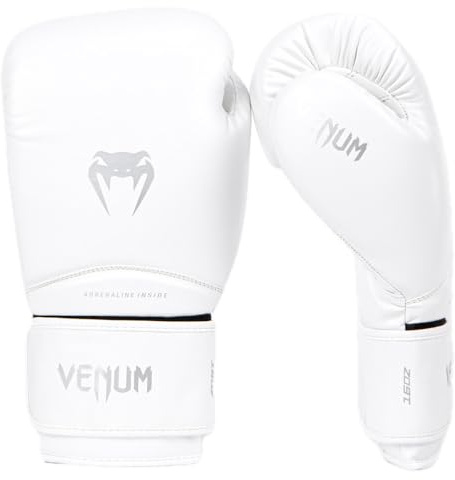 Venum Contender 1.5 Guanti da Boxe - Bianco/Argento - 12 Oz