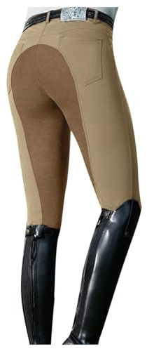 Pantalón de equitación para mujer, leggings deportivos, pantalones de fitness, pantalones de equitación de verano, cintura alta, pantalones elásticos con bolsillo para teléfono móvil, pantalones de