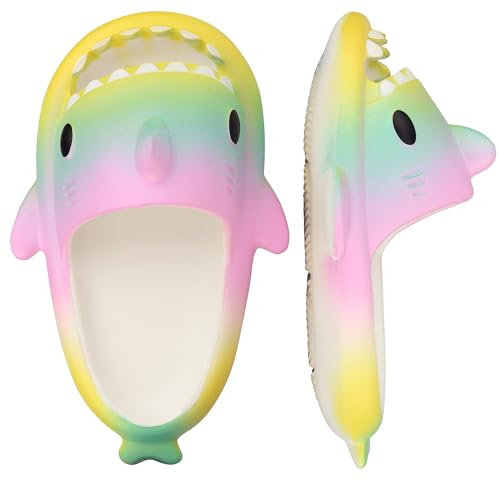 IASKDIN Ciabatte Squalo Ragazzi Ragazze Shark Slippers Uomo Donna Scarpe da Spiaggia e Piscina Estive Sandali Pantofole da Bagno