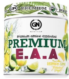 GN NUTRITION Premium EAA 300G | Sabor LEMON LIMA | Aminoácidos Esenciales + Vitamina B6