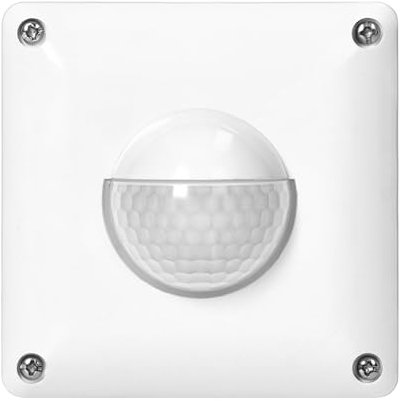 Miratic Interrupteur Detecteur de Mouvement 2 et 3 Fils Plage 190 Degrees Installation Mural Encastré 250 W Fonctionne avec LED 5W - 65W Resistance IP65