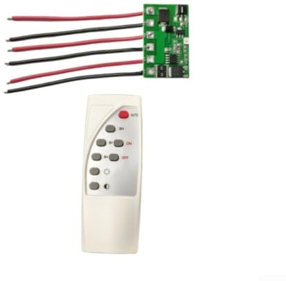 Scheda di controllo solare per lampione con telecomando per driver LED che supportano più tensioni della batteria tra cui 6 4V e 12V