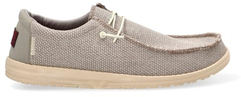 Etika Mocasines Casuales y Cómodos para Hombre, Zapatos Ligeros Estilo Náutico de Lona con Cordones Elásticos, Modelo 82048