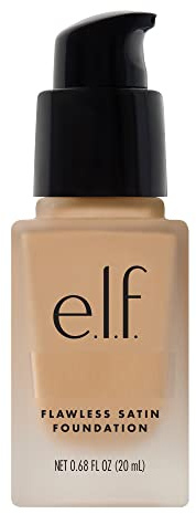 e.l.f. Flawless Finish Foundation, Lightweight & Medium Coverage, Semi-Matte Finish, Vanilla, 0.68 Fl Oz (20mL)