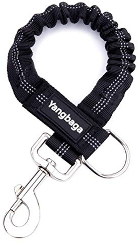 Yangbaga Dogs Shock Absorber, Elastic Buffer Extension leash with Bungee Shock for Pet, Prevent Injury on Arm and Shoulder & Absorb the Pull by Dogs, Great for Bicycle, Running, Walking (S)