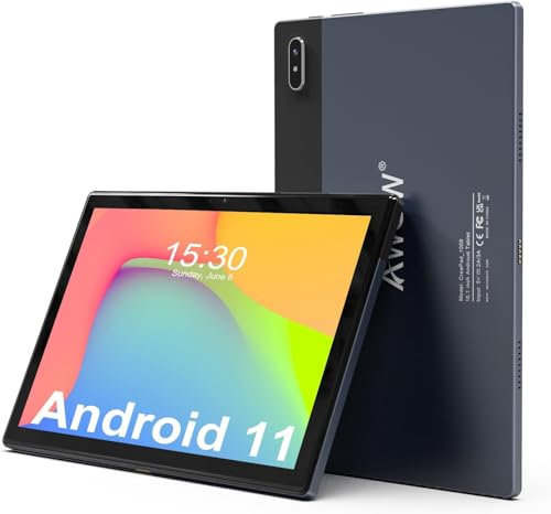 AWOW 10,1-Zoll Android 11 Tablet – Octa-Core T618, 4GB RAM, 128GB Speicher, 1920×1200 Full-HD, 2.4G/5G WiFi, Bluetooth 5.0, Typ-C – Ohne Tastatur