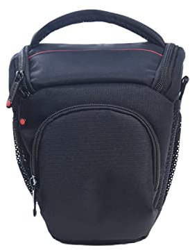 FOSOTO Tragbare DSLR/SLR Kameratasche, professionelle multifunktionale Fototasche mit Abnehmbarer Schultergurt Regenhülle für Kamera Canon EOS 250D 2000D 4000D, Nikon D3200 D5300, Sony A7IV A6600