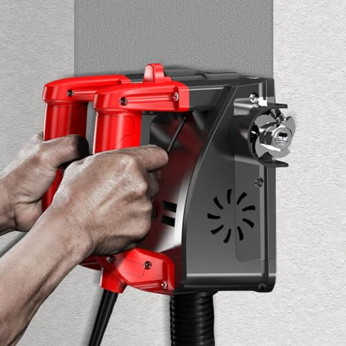 VonVVer Elektrisk hyvel handhyvel – 1 200 W hyvelmaskin verktyg med 160 mm hyvelbredd 1 000 varv/min upp till 4 mm spänndjup elektrisk hyvel handhyvel