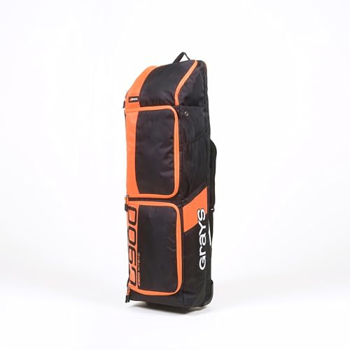 Kitbag G900 GRAYS schwarz/orange, Hockeyschlägertasche, Gras-Hockeyschläger