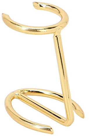 Sonew Supporto per Spazzola Barba in Lega di Zinco Finitura Oro Montaggio a Parete Compatible with Boar Synthetic Brushes Accessori Bagno Uomo
