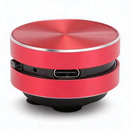 Sxhlseller Haut parleurs à Conduction Osseuse Ultra Mini, Transformez n'importe Quoi en Haut Parleur, Basse Stéréo Portable, Petit Haut Parleur sans Fil avec Ventouse pour la Maison et Les