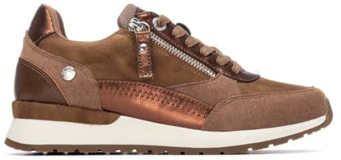 REFRESH - Sneakers Femme Camel - Chaussures Confortables et polyvalentes - Mode décontractée - Modèle 17295904 (Taille36)