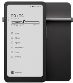 Durobo Krono – 6.13 Smart ePaper Focus Hub, 300 PPI 6G 128G Paper Tablet, with Smart Dial – an e-Reader, idea Keeper, and Audio Player All in one