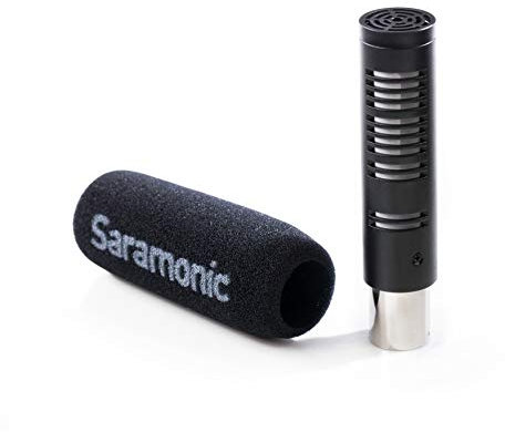 Saramonic Broadcast Quality Barrel Cardioid Condenser Microphone XLR Capsules (Pack of 2) sr-axm3 for Portable Recorders, Mixers, Camcorders & Other Devices