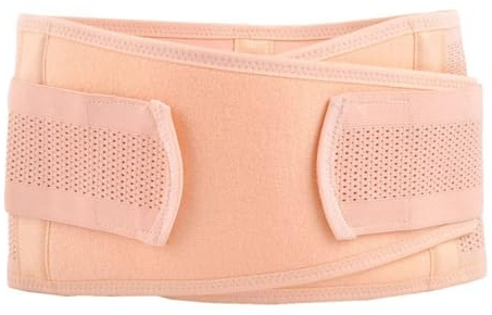 Cinturón de cadera sacroilíaco, cinturón de corrección de soporte pélvico ajustable transpirable Ajuste del vientre para mujeres posparto(M)