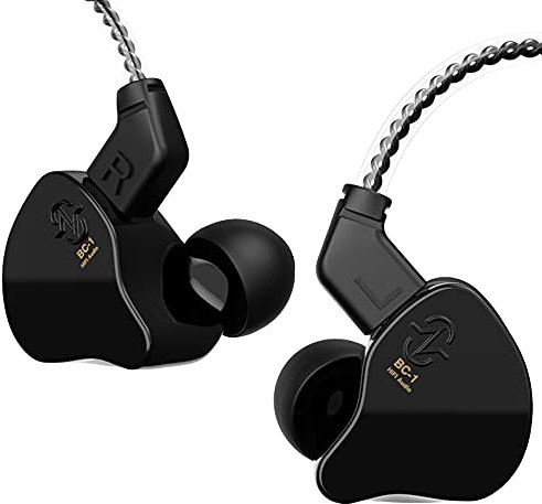 Yinyoo CCZ Melody Auriculares In Ear con Cable IEM con Micrófono In Ear Monitors HiFi Deep Bass 1DD 1BA Auriculares Gaming in Ear con Cable Desmontable Jack 3,5mm