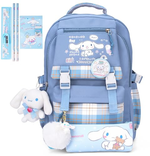 Juju Blue Kawaii Backpack - Cute Backpacks For Girls - Cute Backpack Kawaii Stuff - Backpacks For School Girls