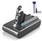 Dyeetic Dyson DC62 Akku, Ersatzakku für Dyson V6 Akku Serie DC58 DC59 DC61 DC72 DC74, für Dyson V6 Animal pro+ Akku SV03 SV05 SV06 SV07 SV09 mit 1 Filter