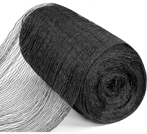 Vocray Pond Netting for Leaves 3x9 M, 1.2 Cm Fine Mesh, Woven Pond Net Cover to keep heron away, Pond Leaf Net Protecting Koi Fish from Raccoons, Birds, Cats & Predators, 14 Pcs Stakes Included | Koi Pond Cover for Leaves, Outdoor Ponds, Fish Protection from Herons, Birds, Raccoons, Cats & Predators, 14 Stakes Included