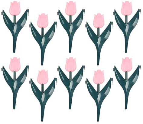 Clôture pour parterres de Fleurs - 10 pièces Clôture de Jardin | Décoration pour Potager, Cour, Jardin arrière, Ferme et Horticulture