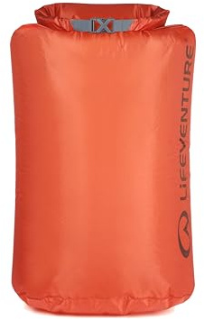 Lifeventure Ultralight 35 Litre Dry Bag, Siliconized Rip-Stop Fabric with Fully Taped Seams Lightweight Waterproof Dry Sack for Kayaking Camping Hiking Traveling Boating Water Sports