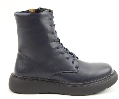 Heavenly Feet Womens Fern Navy Vegan Litesoles Ankle Boots (Navy, UK Footwear Size System, Adult, Women, Numeric, Medium, 5)