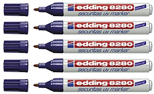 edding 8280 UV-Marker Rundspitze (5 Stück)