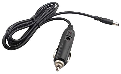 Futheda 12 V Auto Accendisigari Adattatore di Alimentazione Maschio Cavo di Prolunga a DC 2.1 mm Spina per Auto Retrovisore Monitor CCTV o Motore Dispositivo
