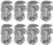 Autoreifen-Spikes, Silberschraube, Schneespikes, hohe Zuverl?ssigkeit, Wolframstahl, Aluminium, robust, 50 St¡§1ck, erh?ht die Stabilit?t Gel?ndewagen,Schneeketten