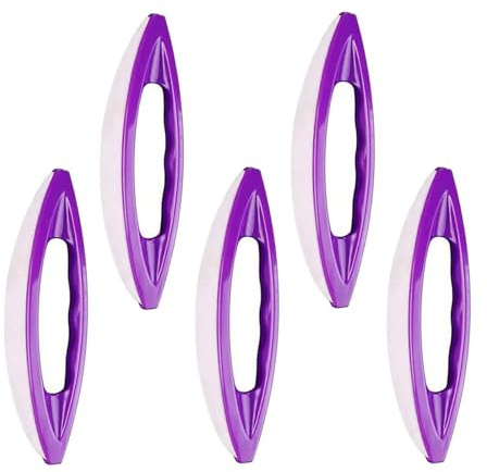 5Pcs Pro Chamois Leather Nail Files - Salon Home Manicure Tools for Nail Art