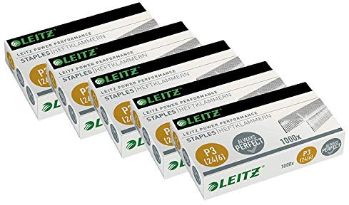Leitz Leitz Heftklammern 24/6 mm, 5000 Stück, verzinkt, 55700000 24/6