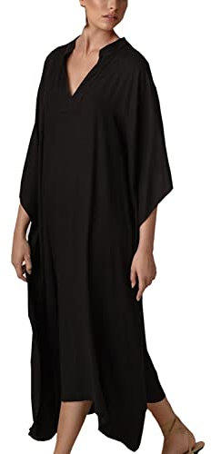 YouKD Damen Langer Kaftan Bohemian Strand Badeanzug Cover Up Kleid Plus Size Robe