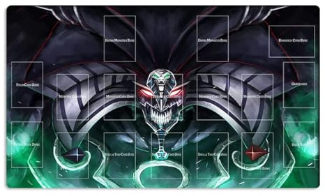 Mlikemat Exodia ZD039-185-A) Tapete de juego The Destroyer TCG CCG OCG con zonas + bolsa gratis