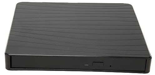Vikye Kit di unità ottica sottile USB 3.0 tipo C, box esterno plug and play per CD DVD BD da 9,5 mm e 9 mm, pulsante di espulsione, compatibile con laptop
