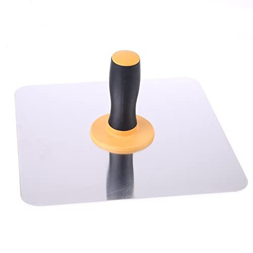 llana de enyesado llana de acero inoxidable Paleta apuntadora Herramientas de construcción Enlucido de aluminio de primera calidad Tablero manual de enyesado de 300 * 300 mm Azulejos Herramientas de e