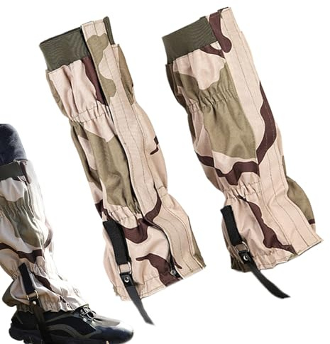 Generisch Protector de piernas | Calentadores largos de pantorrilla con material resistente a la arena, resistente a arañazos y al desgaste, polainas impermeables para hombre y mujer, para exteriores