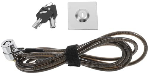 PAMINGONO Candado para Portátil de Acero Reforzado de 19 M con Cierre Seguro y Cable Grueso Antirrobo Bloqueo para Computadora Portátil y Accesorios Electrónicos Uso en Oficina y Hogar