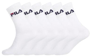 Fila Herren Sportsocken FILA/AM/TNX6 (6er Pack), Weiß, 43/46