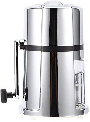Alvinlite Machine à glaçons, broyeur à Glace Manuel Portable avec Lame en Acier Inoxydable pour Faire des Boissons