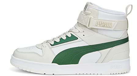 PUMA Unisex Adults' Fashion Shoes RBD GAME Trainers & Sneakers, PUMA WHITE-VINE-VAPOR GRAY-PUMA GOLD, 46