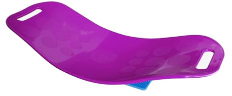 Balance Simply Board with Workout Mat - Yoga Fitness Balance Board for Core Training (Purple)